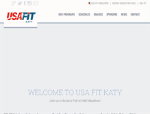 Tablet Screenshot of katyfit.com